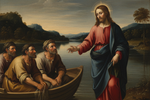 Jezus powołujący Szymona Piotra i Andrzeja